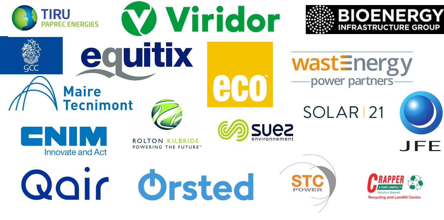 Tiru Paprec Energies; Viridor; Bioenergy Infrastructure Group; GCC; Equitix; Eco; Wastenergy Power Partners; Maire Tecnimont; Rolton Kilbride; Suez Environment; Solar 21; JFE; Qair; Orsted; STC Power; Crapper & Sons Landfill